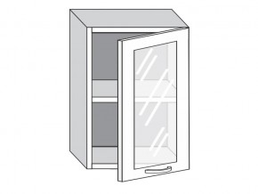 1.50.3 Шкаф настенный (h=720) на 500мм с 1-ой стекл. дверцей в Горнозаводске - gornozavodsk.magazin-mebel74.ru | фото