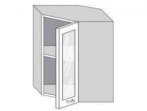 1.60.3у Шкаф настенный (h=720) угловой на 600мм со стекл. дверцей в Горнозаводске - gornozavodsk.magazin-mebel74.ru | фото