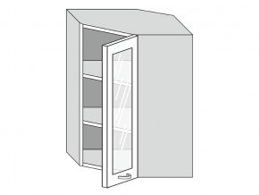 19.60.3у Шкаф настенный (h=913) угловой на 600мм со стекл. дверцей в Горнозаводске - gornozavodsk.magazin-mebel74.ru | фото