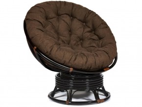 Кресло-качалка Papasan w 23/01 B с подушкой Antique brown, ткань Коричневый в Горнозаводске - gornozavodsk.magazin-mebel74.ru | фото