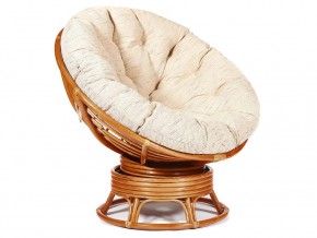 Кресло-качалка Papasan w 23/01 B с подушкой Cognac, ткань Старт в Горнозаводске - gornozavodsk.magazin-mebel74.ru | фото