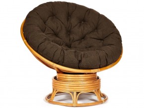 Кресло-качалка Papasan w 23/01 B с подушкой Honey, ткань Коричневый в Горнозаводске - gornozavodsk.magazin-mebel74.ru | фото