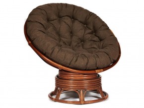 Кресло-качалка Papasan w 23/01 B с подушкой Pecan, ткань Коричневый в Горнозаводске - gornozavodsk.magazin-mebel74.ru | фото