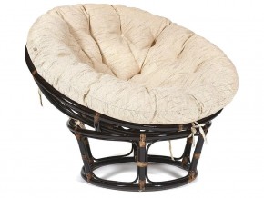 Кресло Papasan 23/01 W с подушкой Antique brown, ткань Старт в Горнозаводске - gornozavodsk.magazin-mebel74.ru | фото