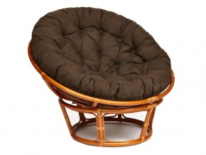 Кресло Papasan 23/01 W с подушкой Cognac, ткань Коричневый в Горнозаводске - gornozavodsk.magazin-mebel74.ru | фото