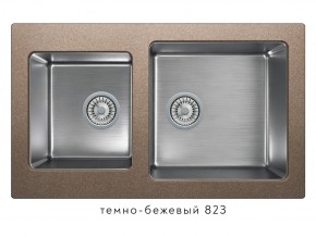 Мойка комбинированная Tolero twist TTS-840 Темно-бежевый 823 в Горнозаводске - gornozavodsk.magazin-mebel74.ru | фото