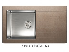 Мойка комбинированная Tolero twist TTS-860 Темно-бежевый 82 в Горнозаводске - gornozavodsk.magazin-mebel74.ru | фото