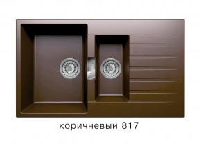 Мойка кварцевая Tolero Loft TL-860 Коричневый 817 в Горнозаводске - gornozavodsk.magazin-mebel74.ru | фото