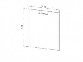 П 60 Комплект для посудомоечной машины 600 мм (цоколь + фасад) ЛДСП в Горнозаводске - gornozavodsk.magazin-mebel74.ru | фото