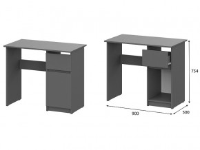 Стол письменный 900 Денвер Графит серый в Горнозаводске - gornozavodsk.magazin-mebel74.ru | фото